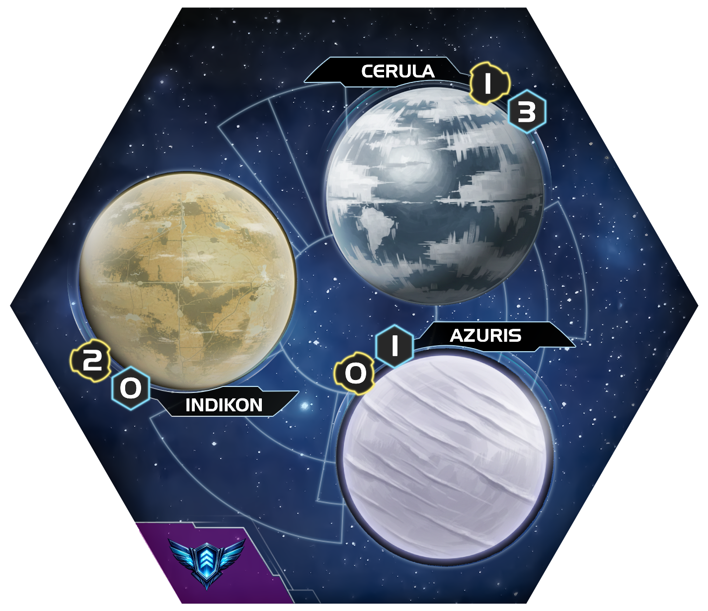 The Cerulean Vanguard — Home System Tile